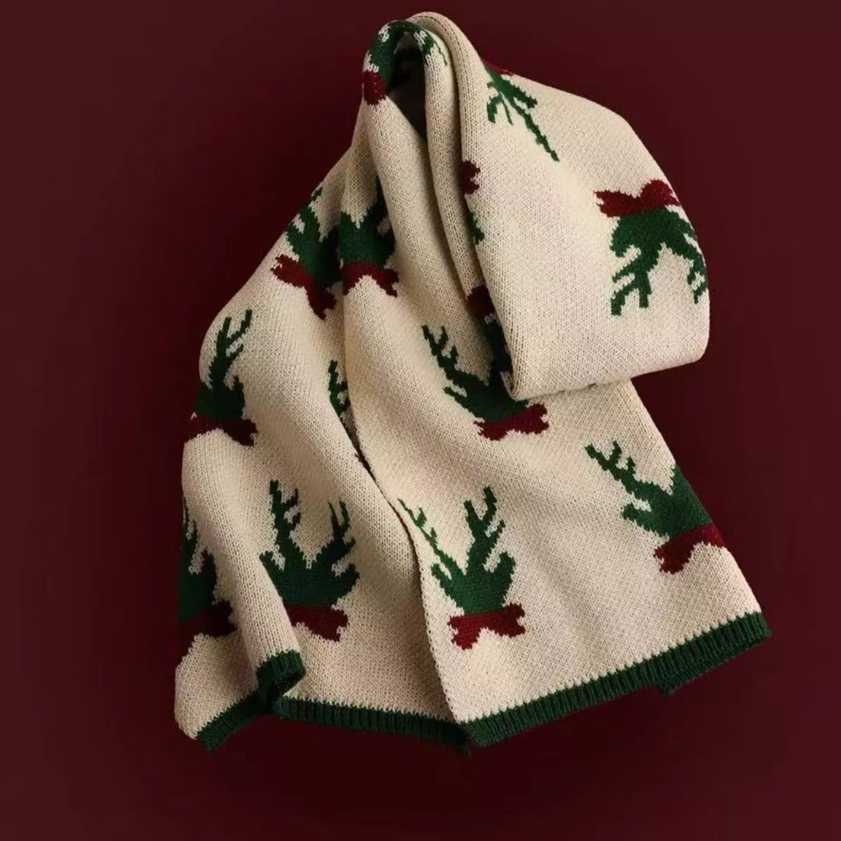 Christmas Knitted Scarf
