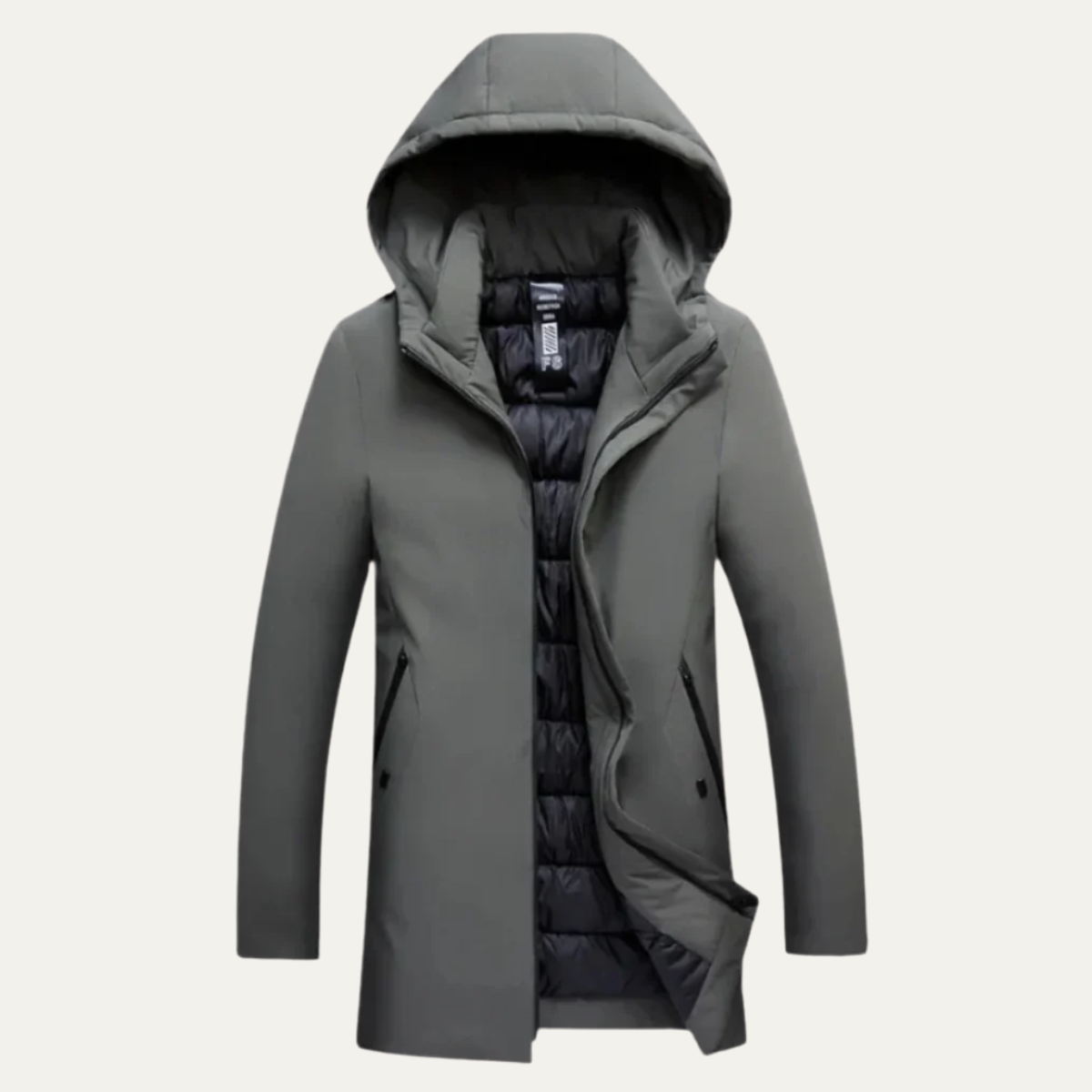 Warm Waterproof Men's Winter Parka Coat with Hood
