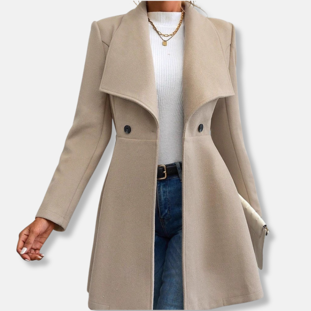 Classic Women's Wool Trench Coat