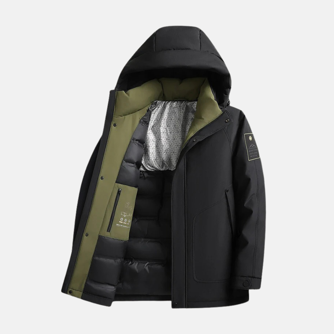 Warm Waterproof Hooded Puffer Jacket