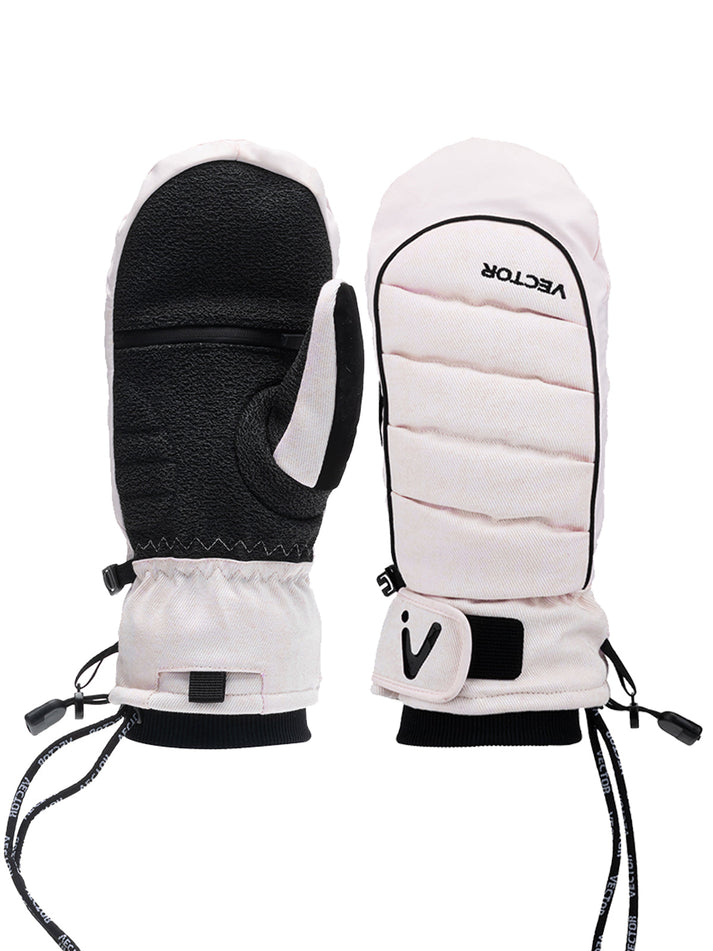 Vector Glide Kevlar 3-in-1 Snowboard & Ski Mittens With Wrist Guard