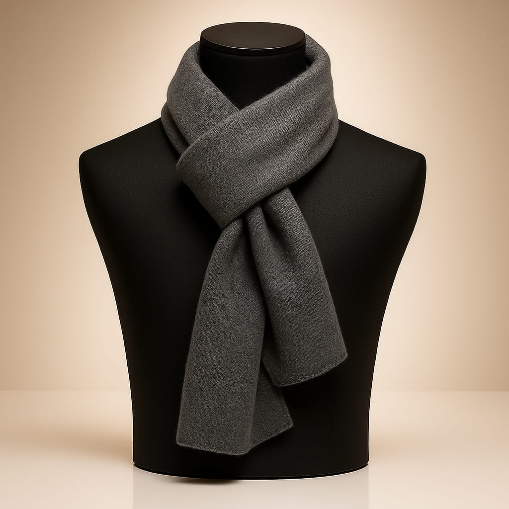 Soft Knitted Winter Scarf