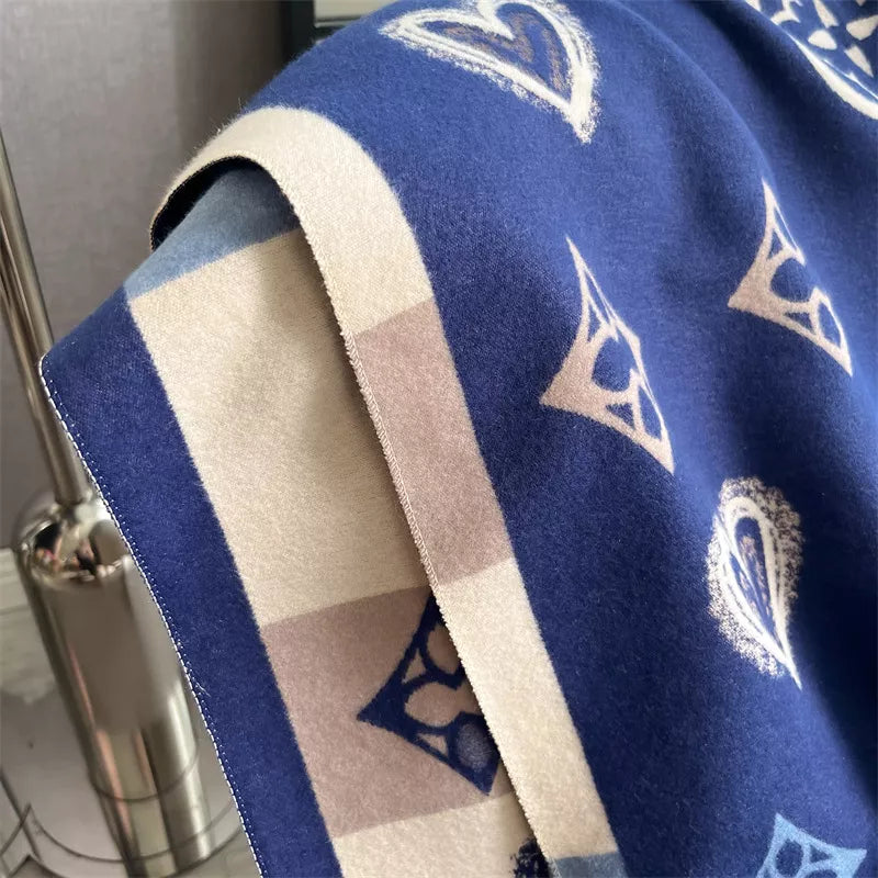 Raw Hem Draped Scarf