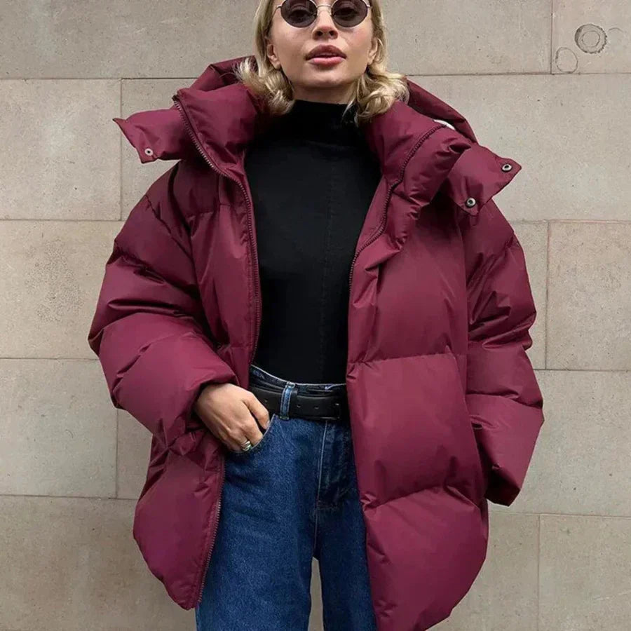 Warm Women's Padded Parka Jacket