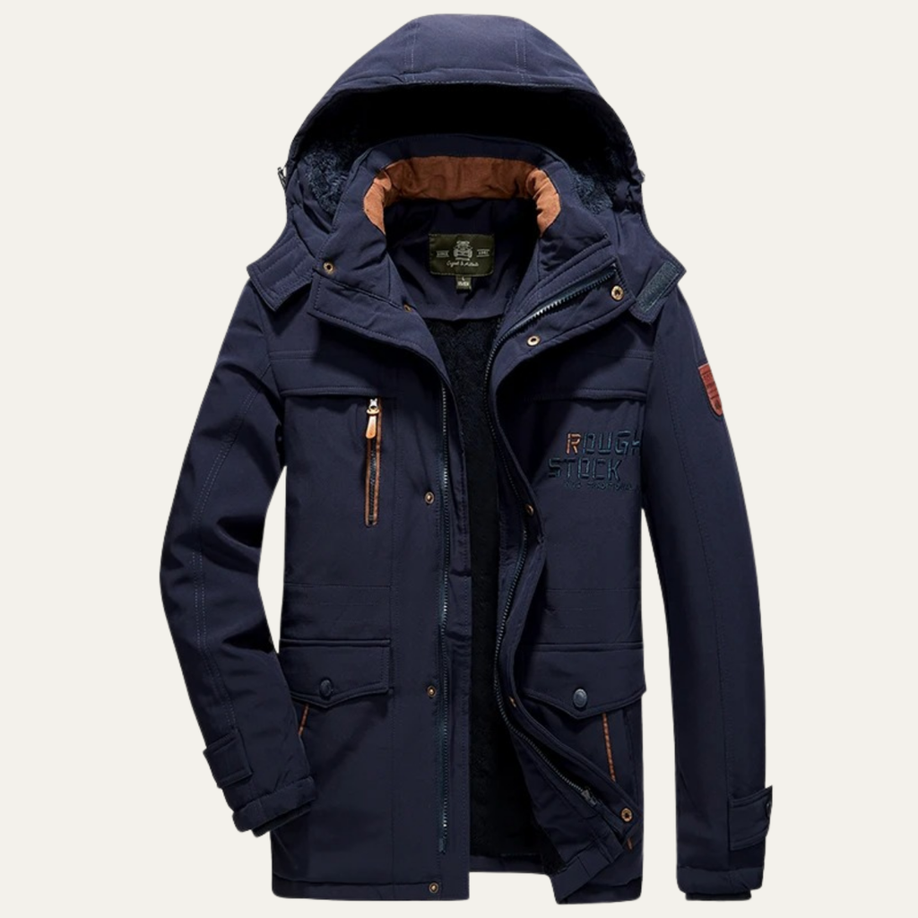 Thermal Men's Insulated Hooded Winter Coat Jacket