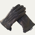 Thermal Insulated Mens Leather Snow Gloves