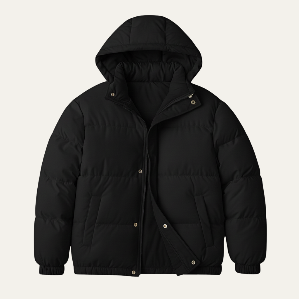 Thermal Insulated Men's Puffer Hooded Winter Coat