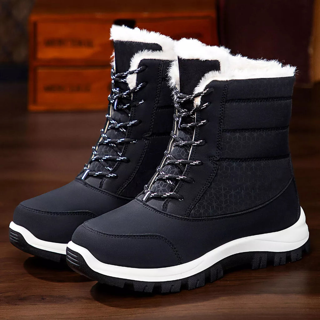 Winter Snow Boots with Warm Fur Lining