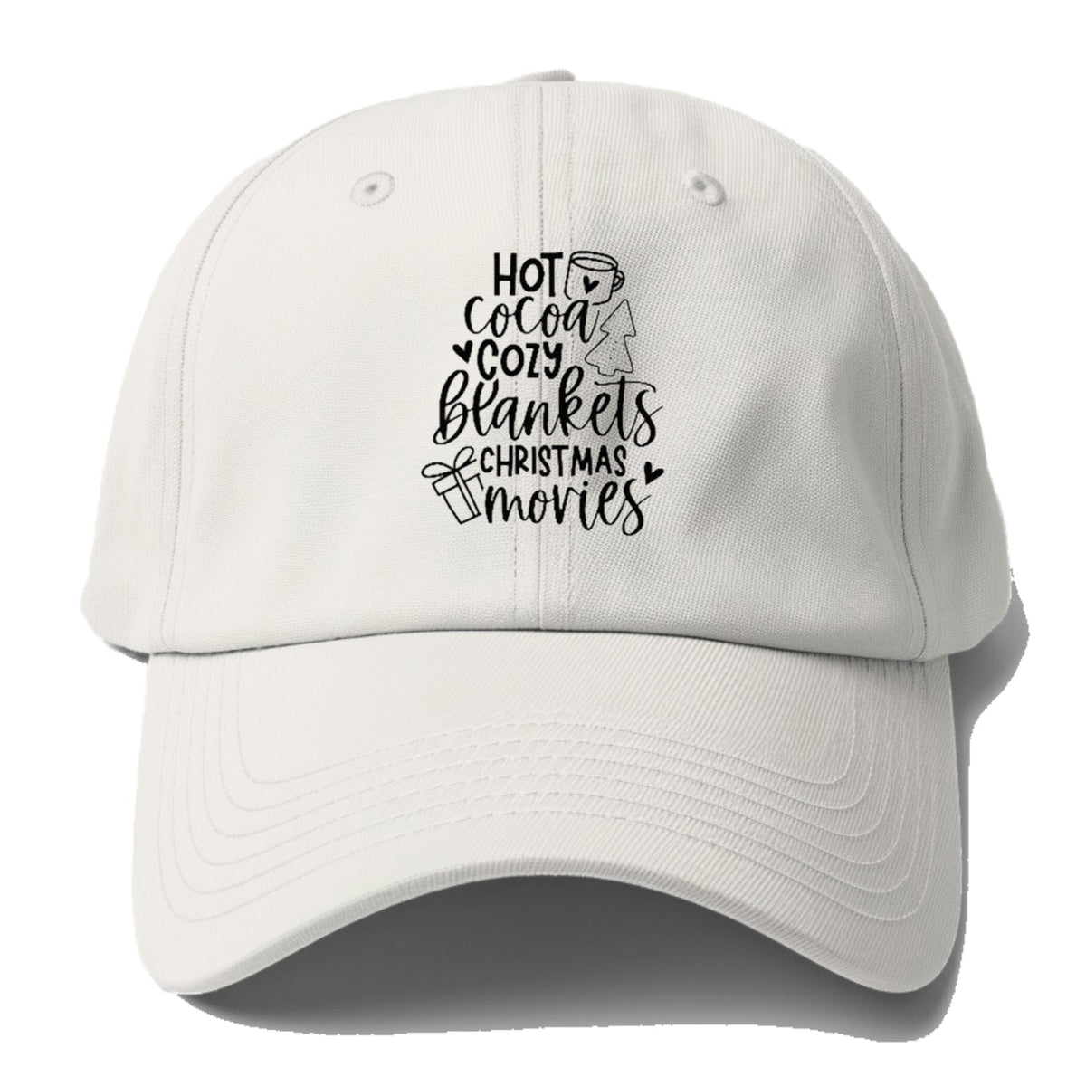 Winter Wonderland Hot Cocoa Cozy Blankets Christmas Movies Baseball Cap