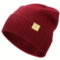 Pandaize Premium Merino Wool Knit Beanie | Unisex Solid Color Skull Cap for Winter