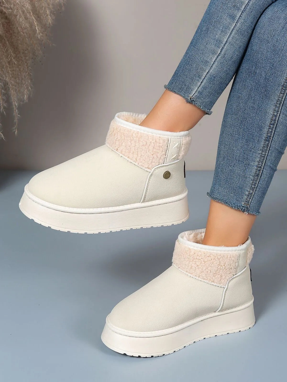Platform Sherpa Lined Winter Boots