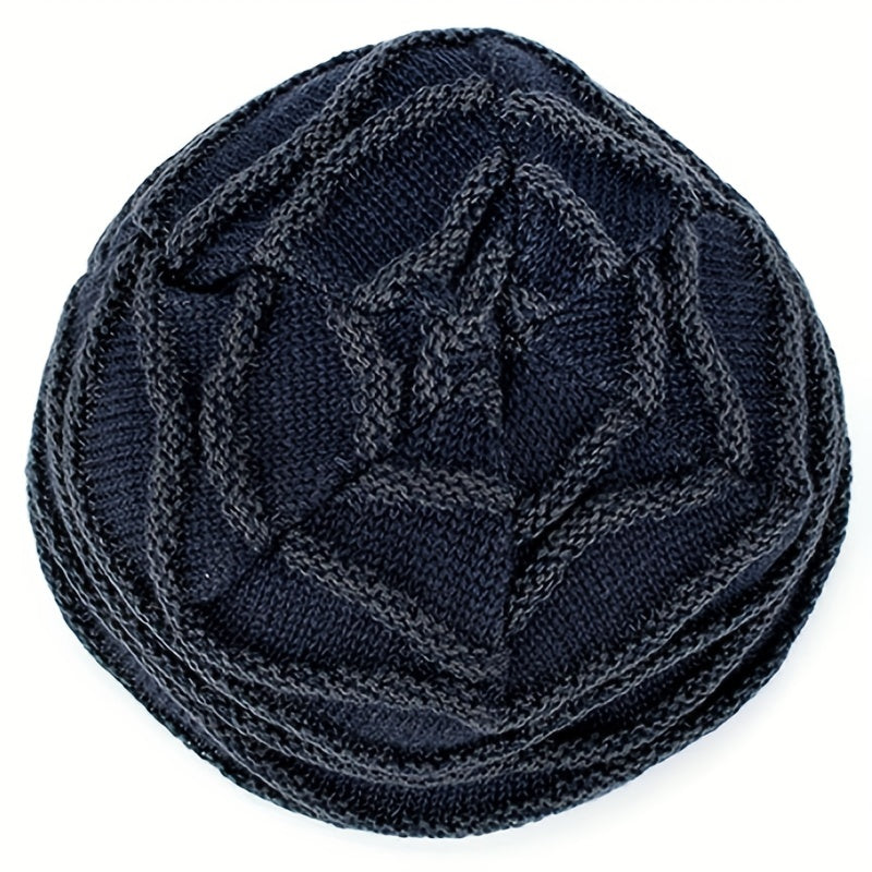 Pandaize Fleece Lined Beanie: Unisex Warm Knit Hat for Skiing & More
