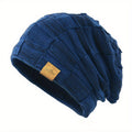 Pandaize Luxe-Knit Beanie - Soft Mixed-Color Unisex Winter Essential