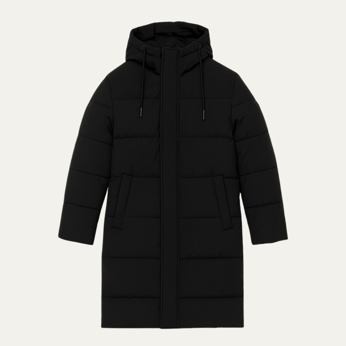 Warm Men's Puffer Hooded Parka Jacket
