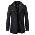 Warm Mens Wool Winter Overcoat
