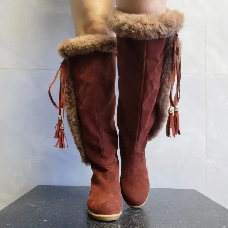 Tall Cozy Women's Winter Boots