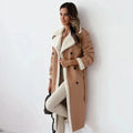 Ladies Classic Trench Winter Coat