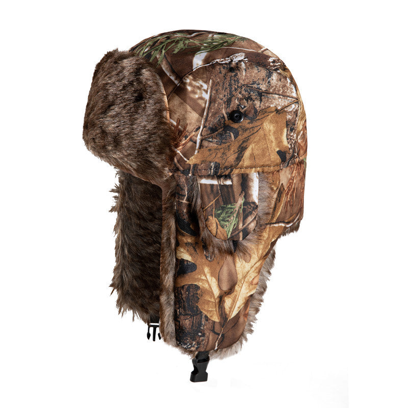 Camouflage Lei Feng Hat: Warm Ear Protection