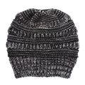 Chic Ponytail Knit Hat - Cozy & Stylish