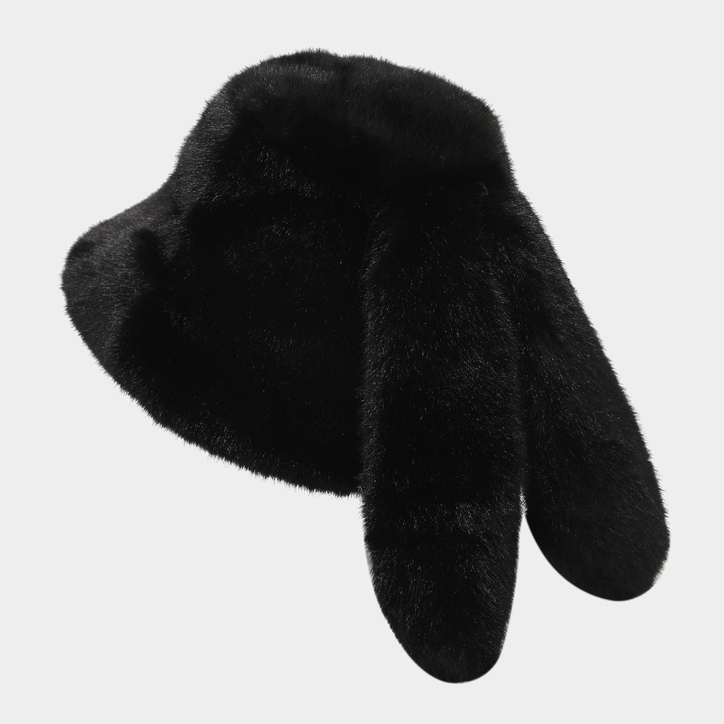 Cute Rabbit Ear Faux Fur Winter Hat