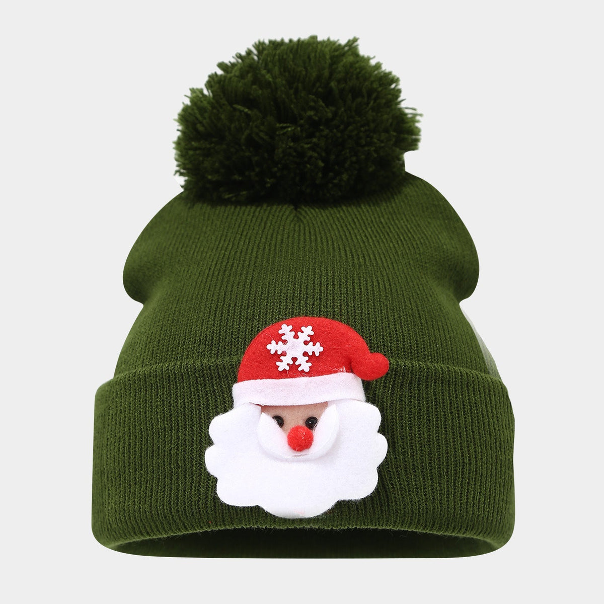 Cozy Santa Knit Beanie - Festive Christmas Winter Hat