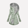 Ladies Warm Parka Jacket with Hood and Zip