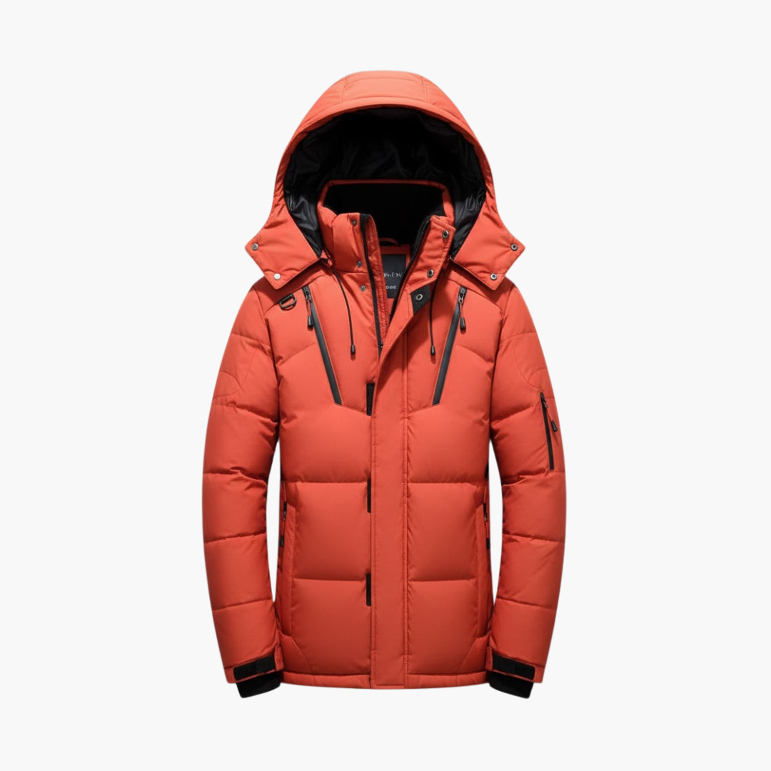 Warm Waterproof Men's Zip Up Hoodie Jacket