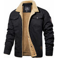Warm Fleece Lined Men's Coat