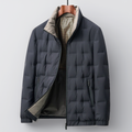 Insulated Men's Puffer Coat - Warm Quilted Parka