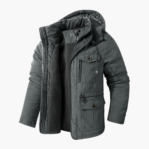 Warm Waterproof Hooded Coat for Men