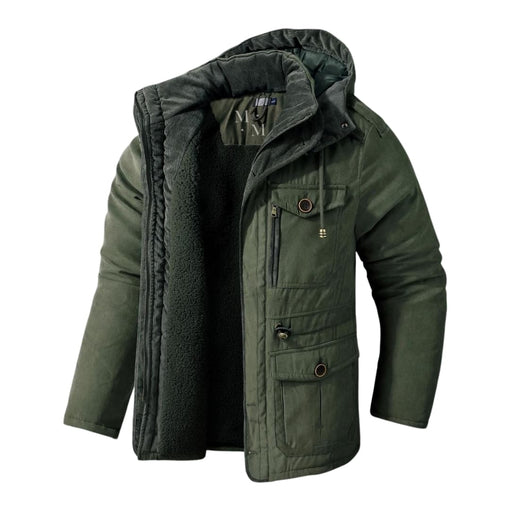 Warm Waterproof Hooded Coat for Men