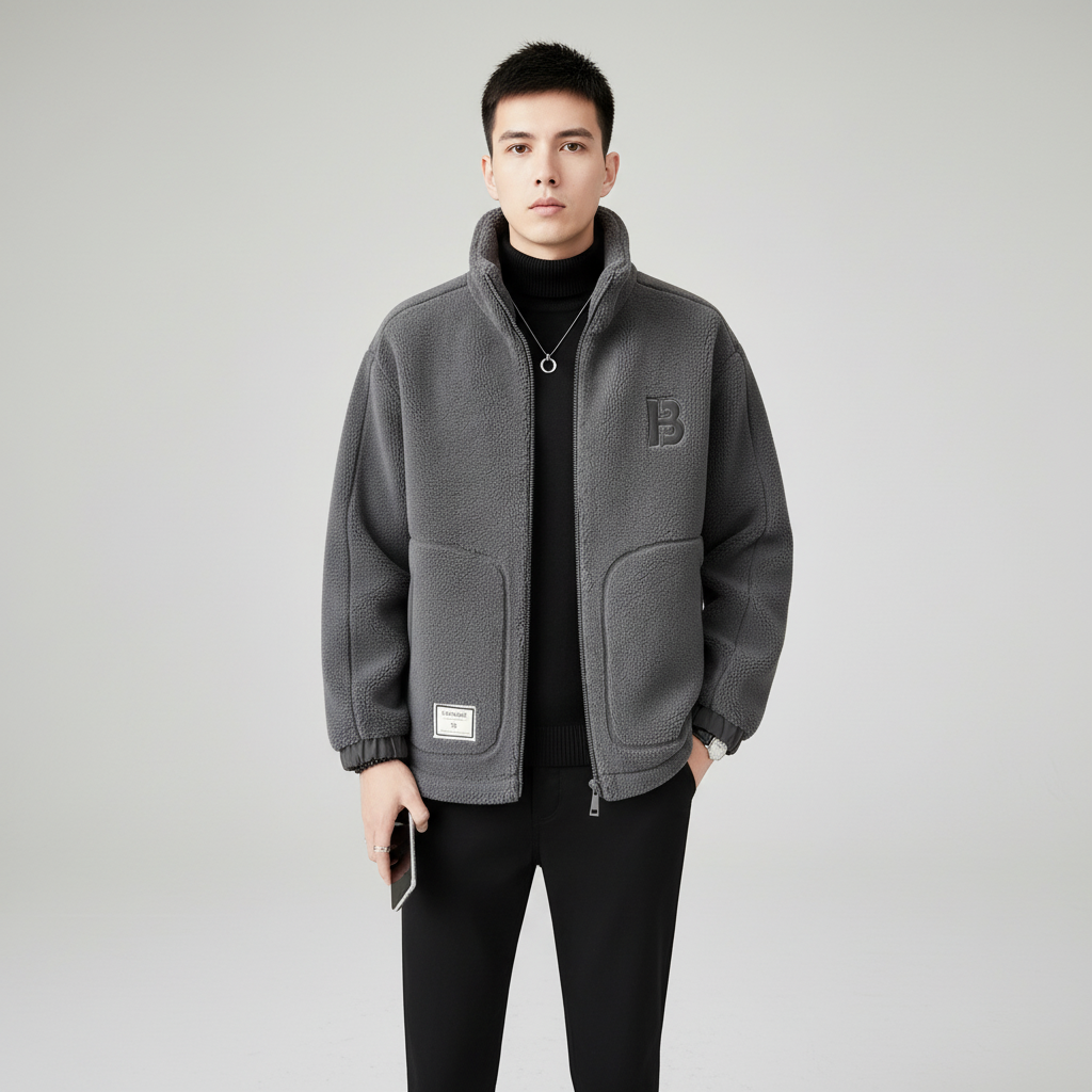 Warm Fleece Coat for Men