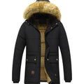 Warm Fur Trimmed Quilted Parka Jacket