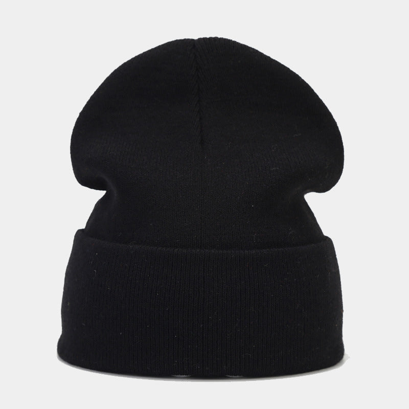 High-Quality Knit Beanie for Men and Women - Stylish Outdoor Cold Hat for Fall/Winter, Solid Color, Trendy Warmth, Light Layers Hat
