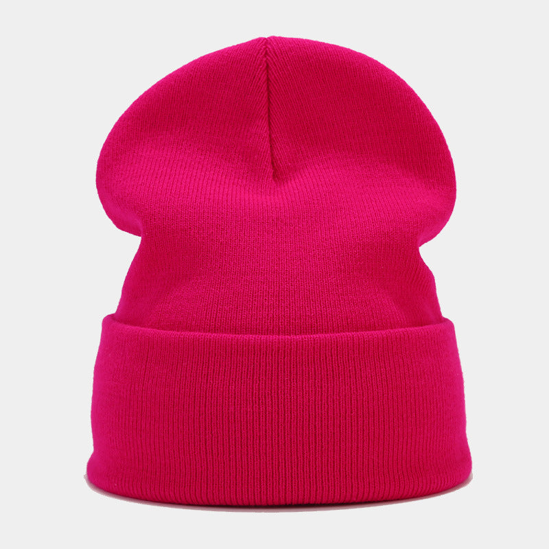 High-Quality Knit Beanie for Men and Women - Stylish Outdoor Cold Hat for Fall/Winter, Solid Color, Trendy Warmth, Light Layers Hat