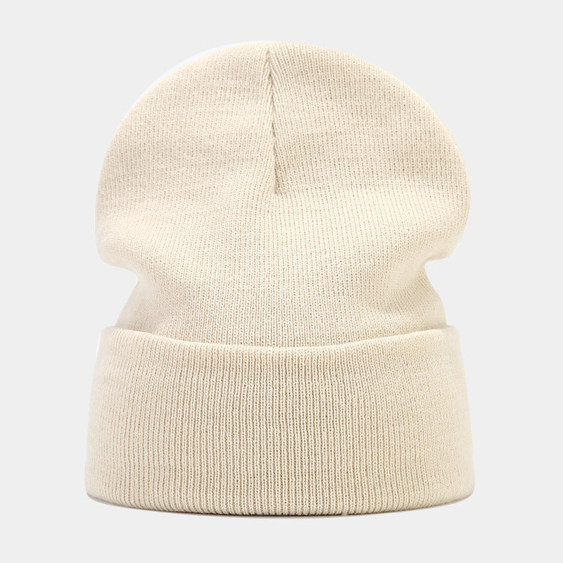 High-Quality Knit Beanie for Men and Women - Stylish Outdoor Cold Hat for Fall/Winter, Solid Color, Trendy Warmth, Light Layers Hat