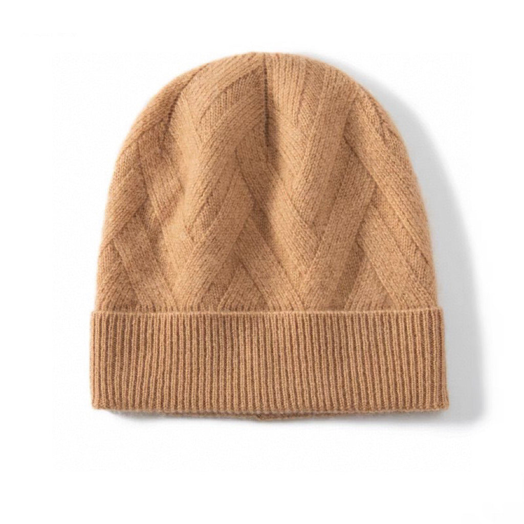 Pandaize Cashmere Winter Hat - Stylish, High-End, Soft Knit for Cold Weather