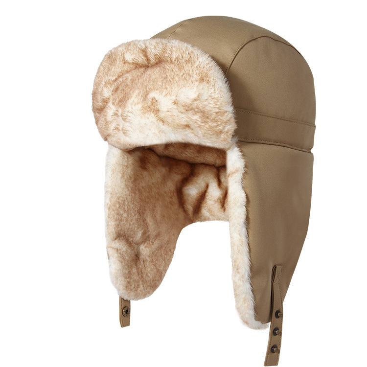 Pandaize Tech Aviator Hat: Outdoor Cold-Weather Protection, Water-Resistant, Fleece-Lined, Thickened, Ear Protection, Ski Cap
