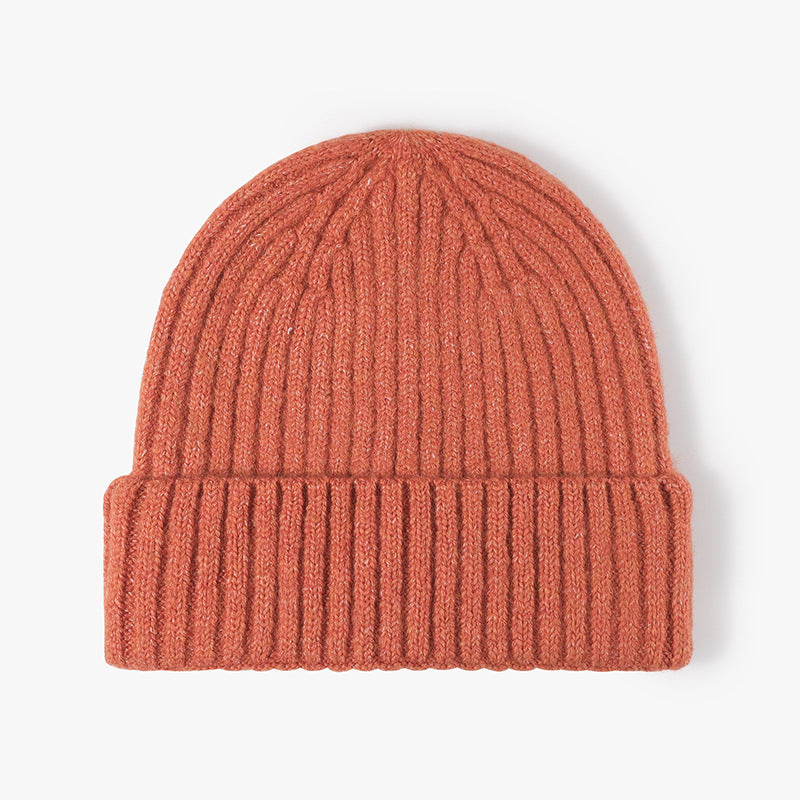 Versatile Unisex Winter Hat: Warm Wool, Brimless, Thick Knit, Perfect for Autumn and Winter