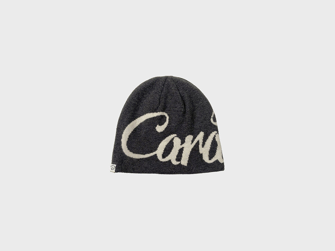 Pandaize Reversible Knit Beanie – Unisex Letter Jacquard Winter Hat, Hip-Hop Skateboard Style, Warm & Soft Cap with Ear Protection