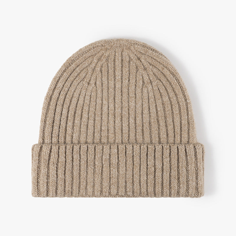 Versatile Unisex Winter Hat: Warm Wool, Brimless, Thick Knit, Perfect for Autumn and Winter
