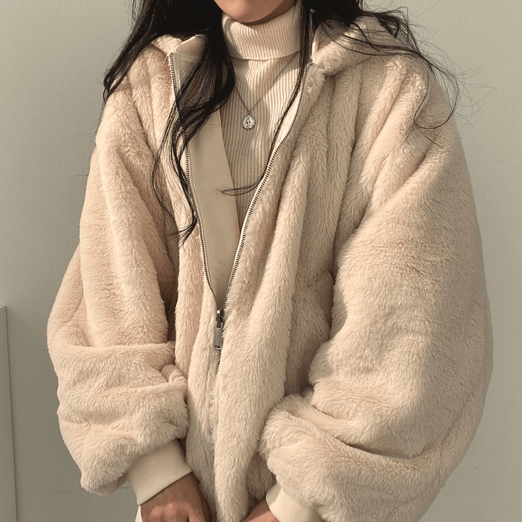 Warm Women's Reversible Hooded Parka Coat