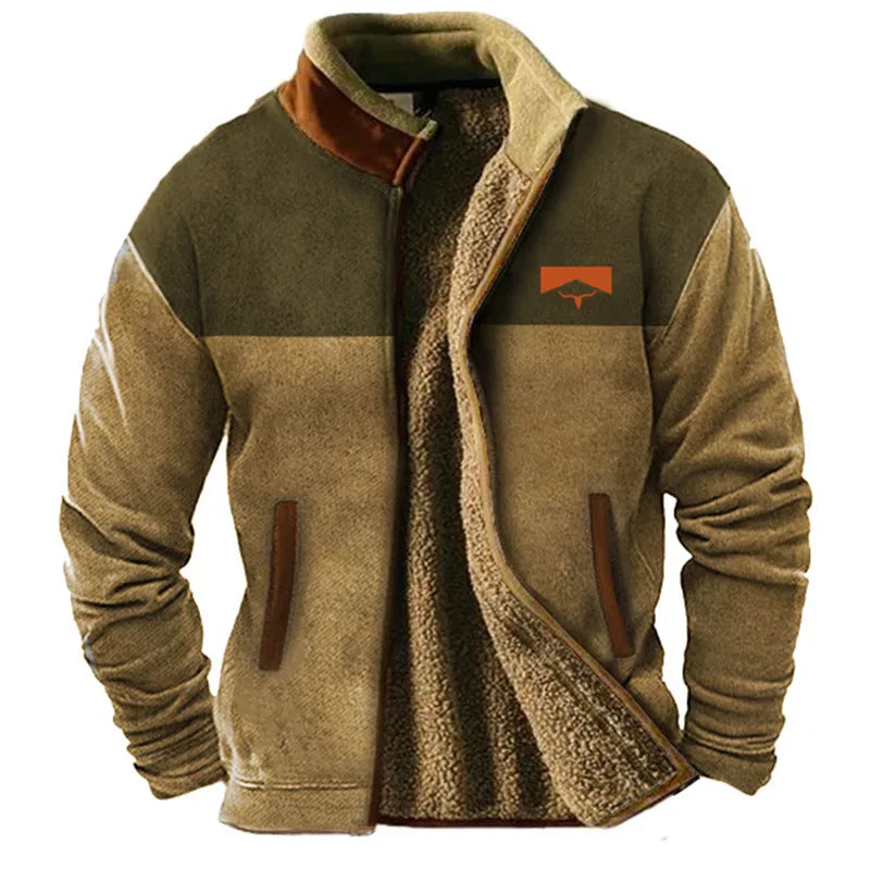 Casual Loose Fit Zipper Jacket