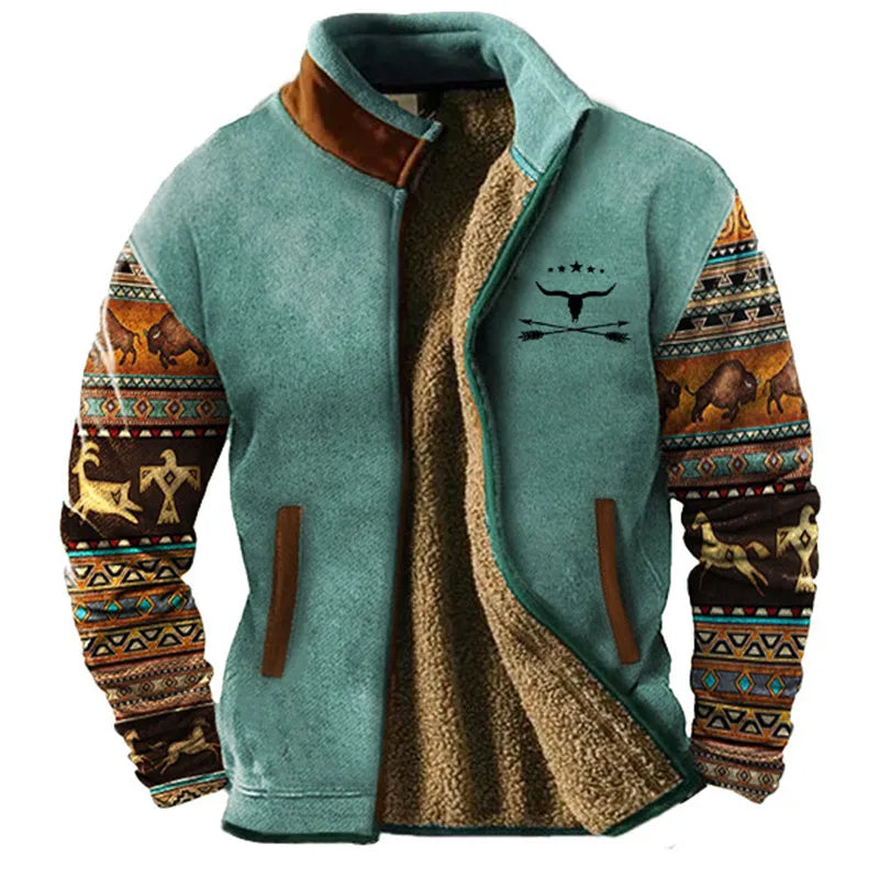 Casual Loose Fit Zipper Jacket