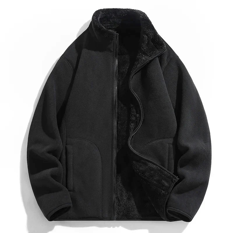 Cozy Fleece Lined Casual Jacket