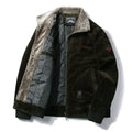 Warm Fur Trim Classic Bomber Jacket