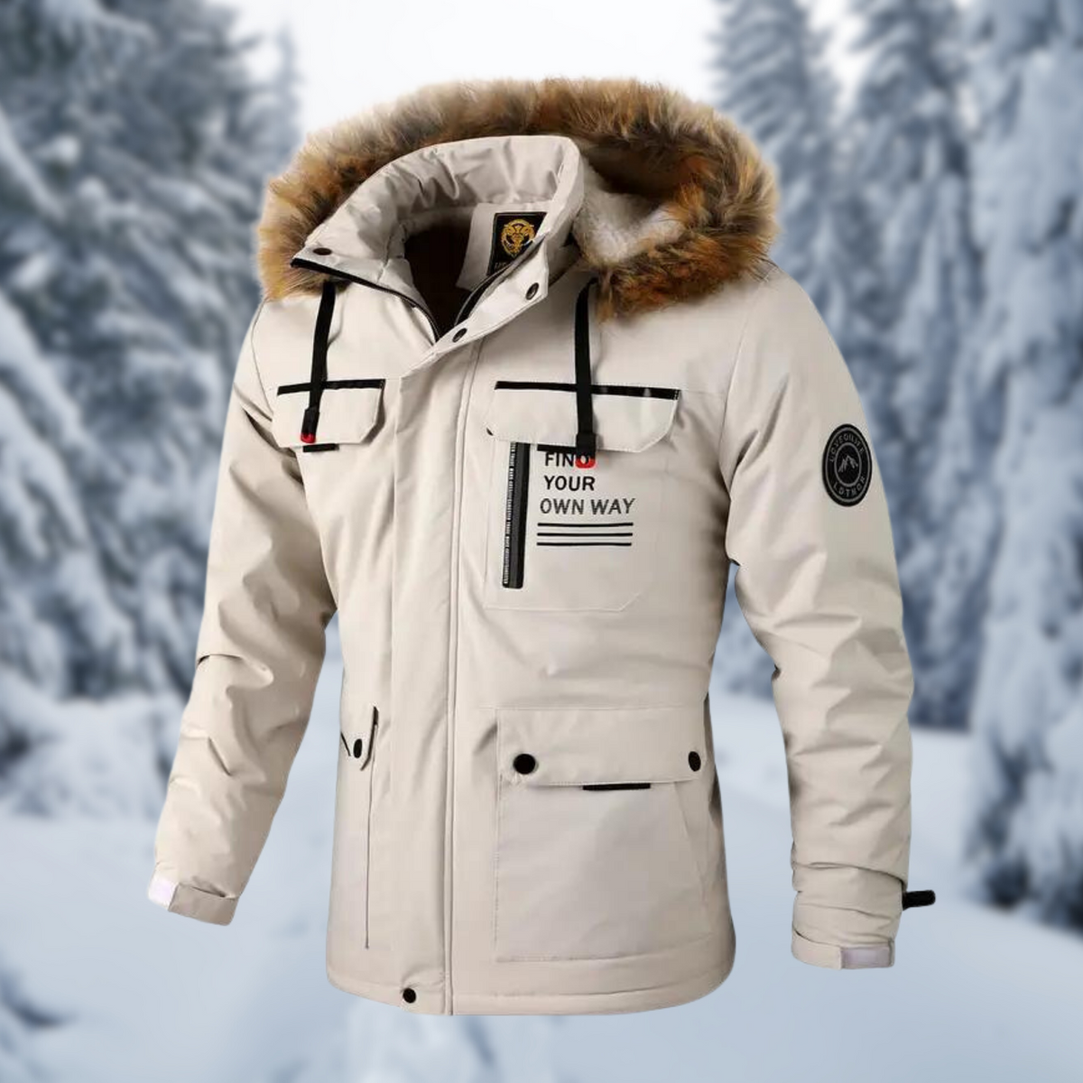 Warm Men's Snow Jacket