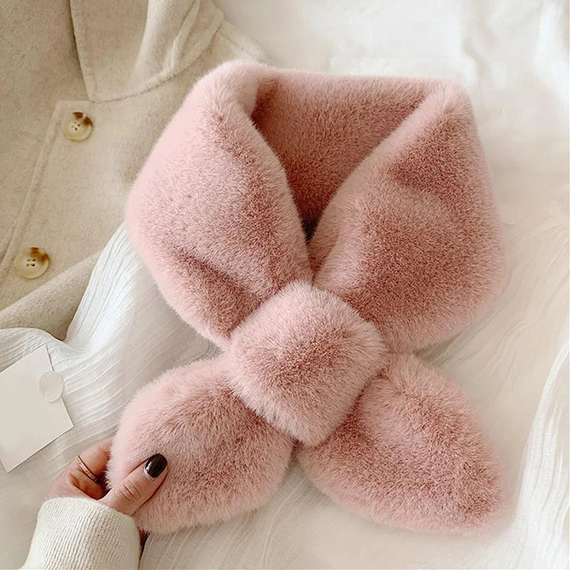 Warm Fleece Winter Scarf