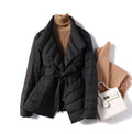Warm Padded Parka Jacket with Faux Fur Collar