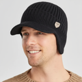 Warm Knit Hat with Earflaps